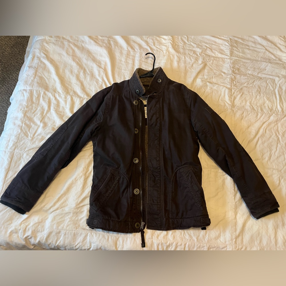 Abercrombie & Fitch Sherpa-Lined Military